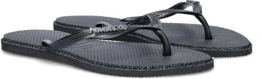 Havaianas HAV. SLIM POINT GLITTER Zwart Zwart Dames Slippers Zwart Zwart - Foto 4