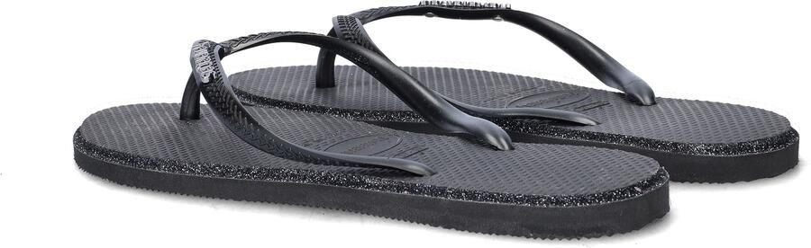 Havaianas HAV. SLIM POINT GLITTER Zwart Zwart Dames Slippers Zwart Zwart - Foto 3