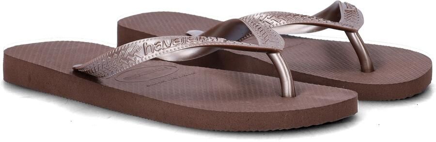 Havaianas HAV. TOP TIRAS Donkerbruin Dames Slippers Donkerbruin - Foto 4