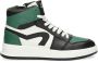 Hip leren sneakers zwart groen wit Jongens Leer Meerkleurig 34 - Thumbnail 1