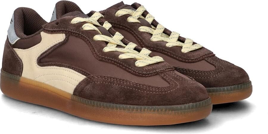 HOFF Park leren suède sneakers donkerbruin ecru - Foto 6