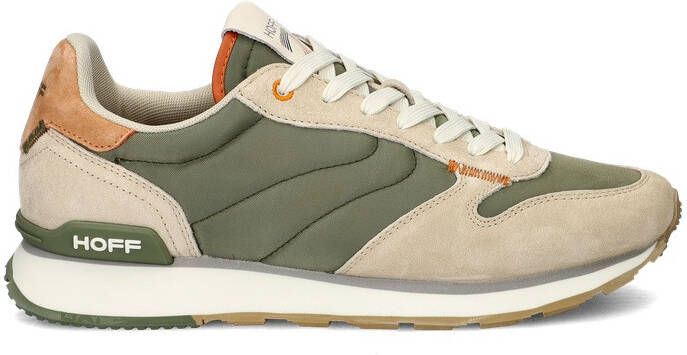 THE HOFF BRAND Lage Sneakers Heren Rhodes Suède Groen