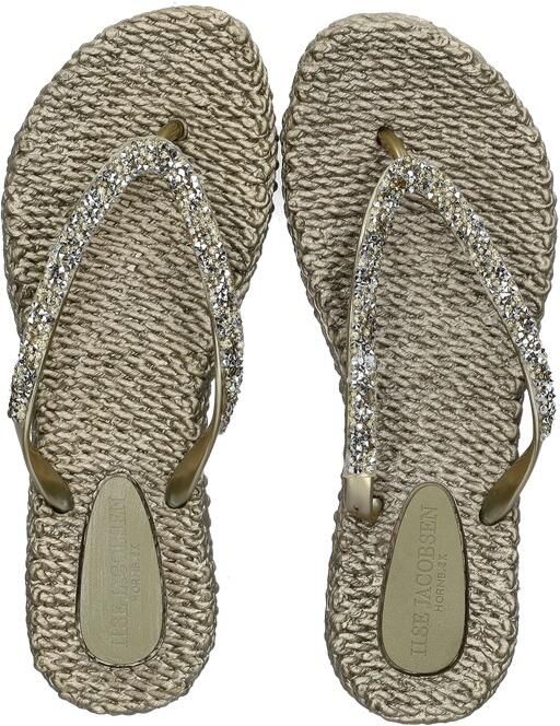 ILSE JACOBSEN Teenslippers Dames Cheerful03 Maat: 38 Materiaal: Rubber Kleur: Goud - Foto 11