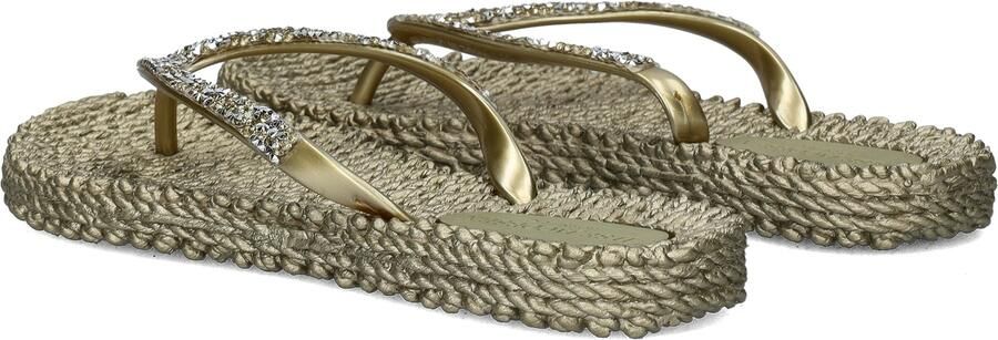 ILSE JACOBSEN Teenslippers Dames Cheerful03 Maat: 38 Materiaal: Rubber Kleur: Goud - Foto 12