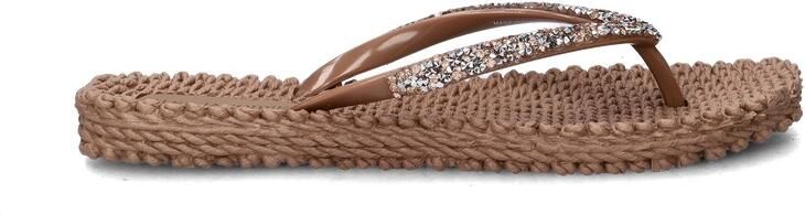 Ilse Jacobsen Slippers met koper mix strass steen CHEERFUL03G - Foto 2