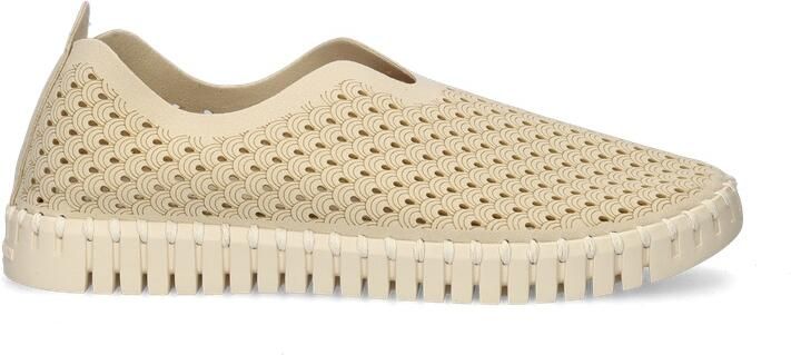 Ilse Jacobsen Instappers Dames Instapschoenen Damesschoenen Canvas Tulip3275 Gebroken wit - Foto 8