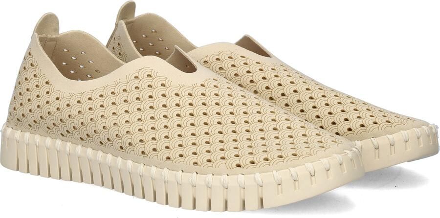 Ilse Jacobsen Instappers Dames Instapschoenen Damesschoenen Canvas Tulip3275 Gebroken wit - Foto 9