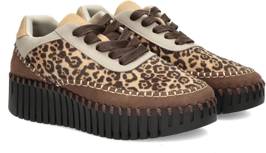 Ilse Jacobsen Tulip sneaker met luipaardprint TULIP4501 - Foto 3