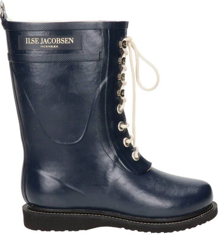 Ilse Jacobsen 3 4 Rubberboot Regenlaars Dames Indigo Blauw
