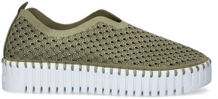 ILSE JACOBSEN Instappers Dames Tulip3373 Maat: 39 Materiaal: Textiel Kleur: Groen - Foto 9