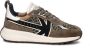 Kaotiko Detroit Glam suède sneakers kaki panter - Thumbnail 2