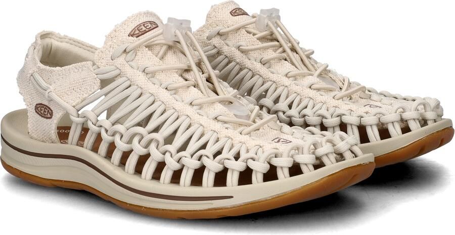 Keen Uneek Dames Sandalen Natural Canvas Birch Beige Canvas K1026231 - Foto 3