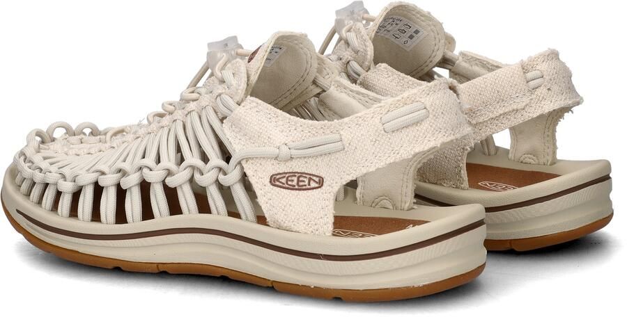 Keen Uneek Dames Sandalen Natural Canvas Birch Beige Canvas K1026231 - Foto 4