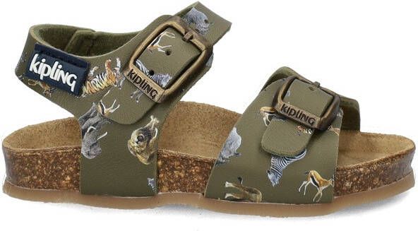 Kipling leren sandalen kaki Groen Jongens Leer All over print 24 - Foto 11