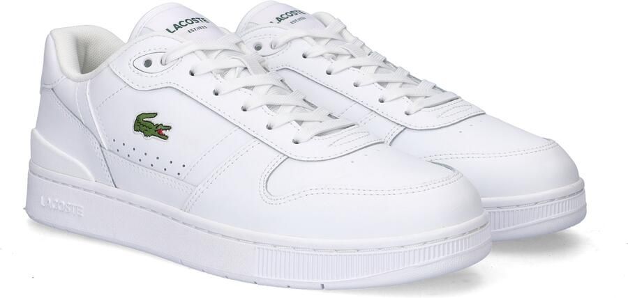 Lacoste Retro-geïnspireerde leren en synthetische sneakers White Heren - Foto 8