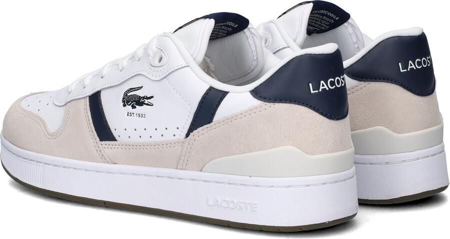 Lacoste T-Clip Set 225 1 sneakers wit donkerblauw ecru - Foto 7