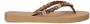 Lazamani Mallorca Beach Dames Slippers Beige - Thumbnail 2