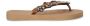 Lazamani Beach dames teenslipper Beige multi - Thumbnail 2