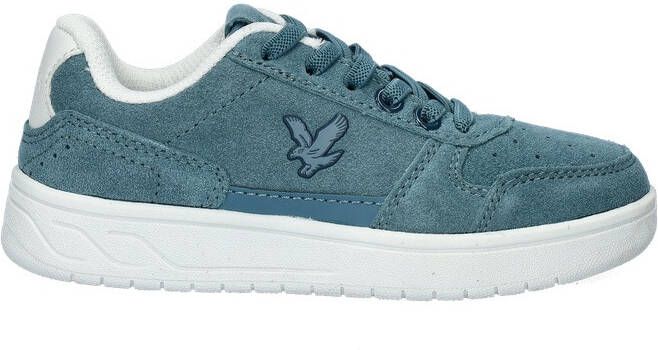 Lyle & Scott suède sneakers blauw Jongens Suede Effen 31 - Foto 3