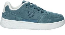 Lyle & Scott suède sneakers blauw Jongens Suede Effen 31