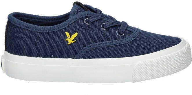 Lyle & Scott Wick Kids sneakers donkerblauw Jongens Textiel Logo 29 - Foto 5