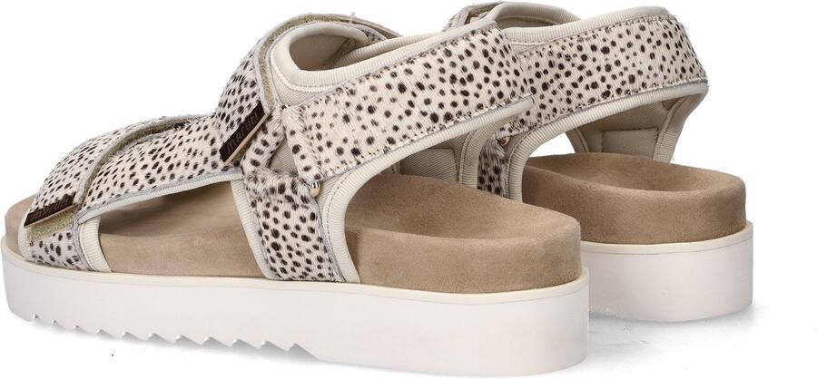 Maruti Dames Sandalen met hak Beau Beige Ponyhair Plateauzool - Foto 10