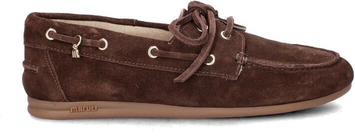 Maruti Eliza Suede Brown damessloafer Tijdloos & comfortabel Bonne Shoe - Foto 4