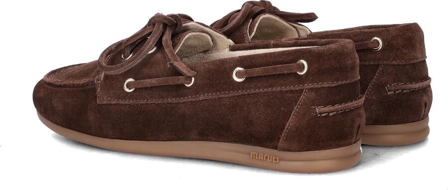 Maruti Eliza Suede Brown damessloafer Tijdloos & comfortabel Bonne Shoe - Foto 6