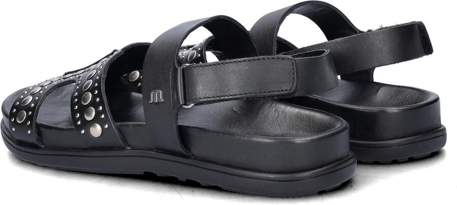 Maruti Dames Platte sandalen Elora Zwart Leer - Foto 10