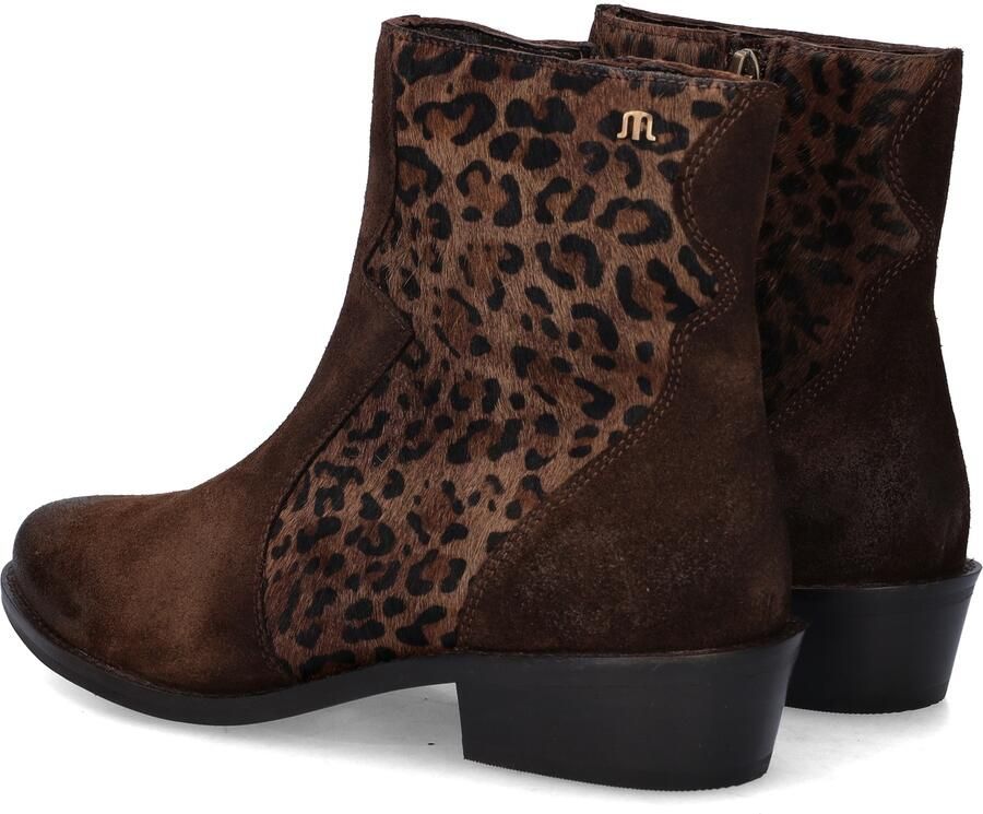 Maruti Gavi Suede Hairon DBrown DN1 Enkellaarzen Bruin Suede Dames Bruin - Foto 3