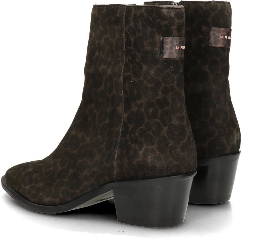 Maruti Maria Enkellaarsjes Enkelboots met rits Dames Bruin - Foto 6