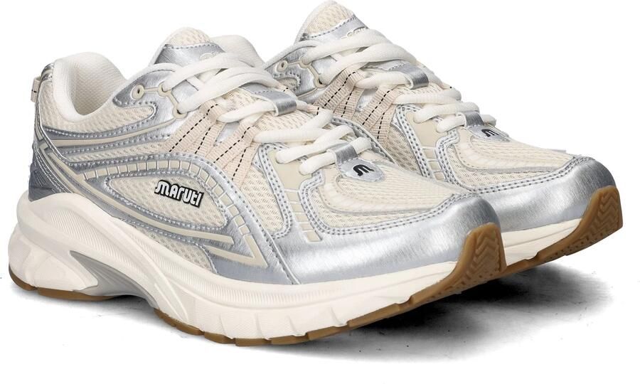 Maruti zilverkleurige dames sneakers Nola - Foto 3