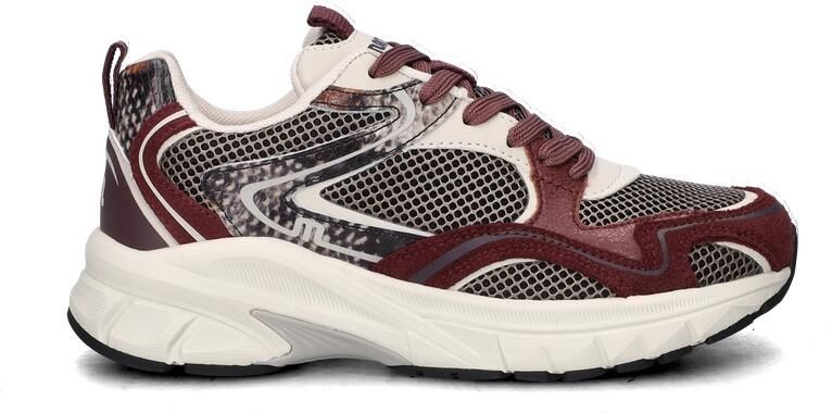 Maruti Novi Leather Bordo Dames sneaker met uitneembaar voetbed - Foto 11