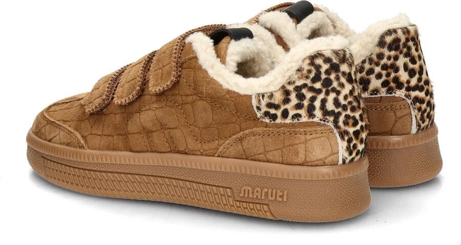 Maruti Yana Suede Sneakers Dames Bruin - Foto 8