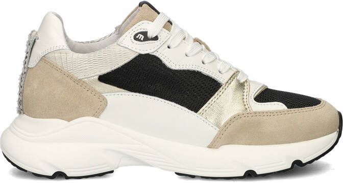Maruti Raven beige black white Zwart Leer Lage sneakers Dames - Foto 3