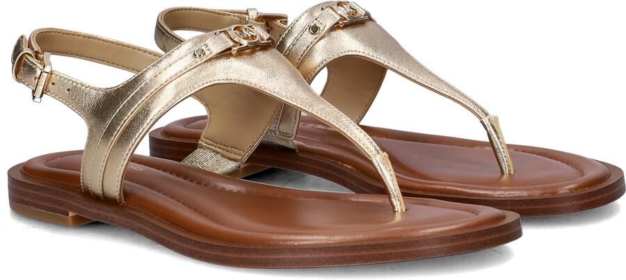 Michael Kors Mandy Thong Sandal Sandalen Dames Goud - Foto 4