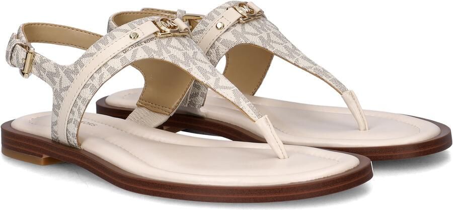 Michael Kors Dames Sandalen Mandy Thong Sandal Cream Beige - Foto 6