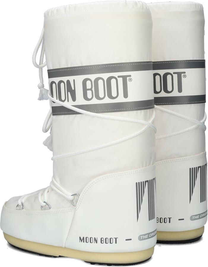 Moon boot Waterdichte witte stoffen laarzen met trekkoord Wit Dames - Foto 11