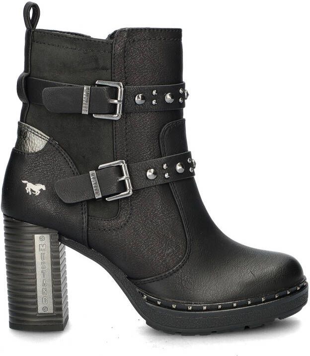 Mustang enkellaarzen zwart - Foto 2