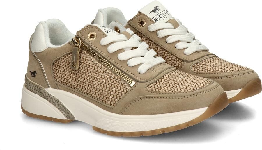 Mustang Sneaker Vrouwen Beige - Foto 5