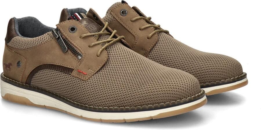 Mustang Veterschoenen Heren Taupe - Foto 7