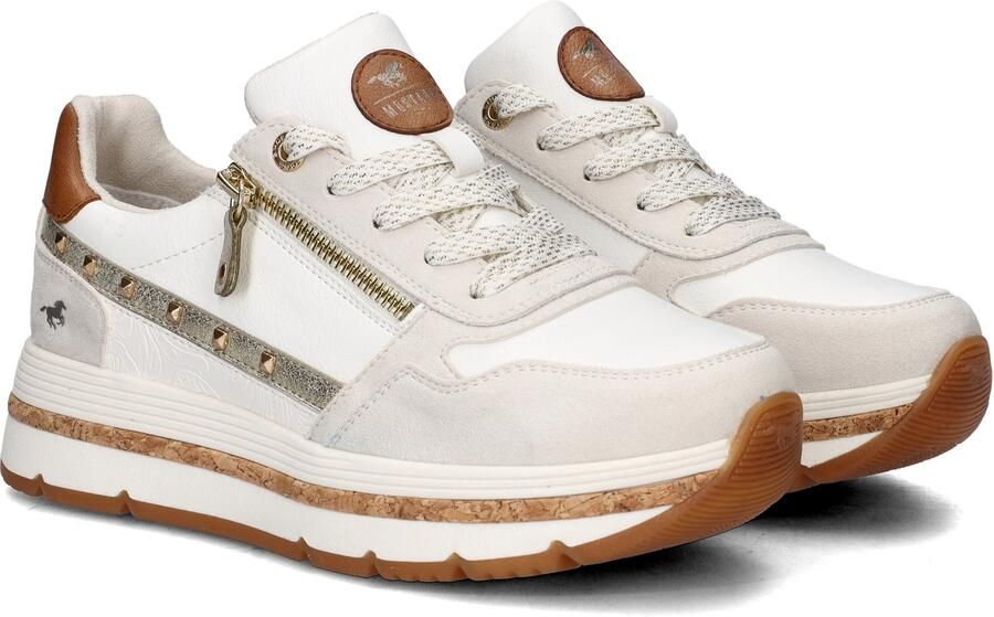 Mustang Dames Sneaker Wit - Foto 4