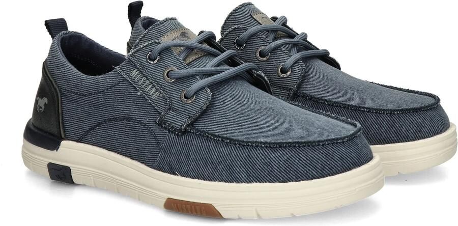 Mustang Veterschoenen Heren Blauw - Foto 2