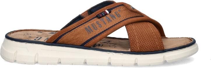 Mustang Slippers Heren Cognac - Foto 3