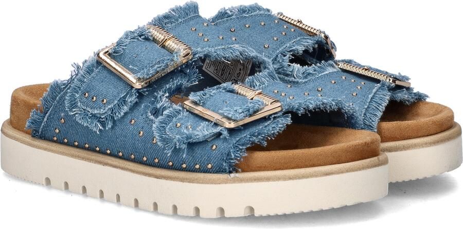 Mustang dames muiltjes blauw (jeans) - Foto 2