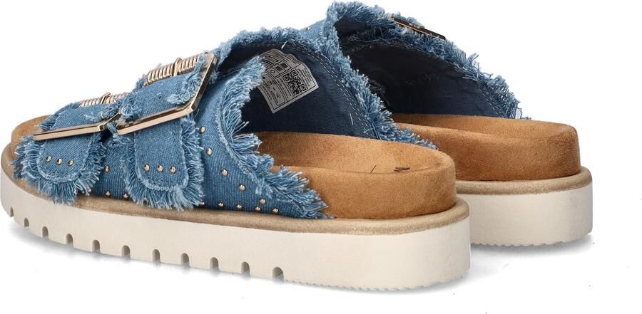 Mustang dames muiltjes blauw (jeans) - Foto 3