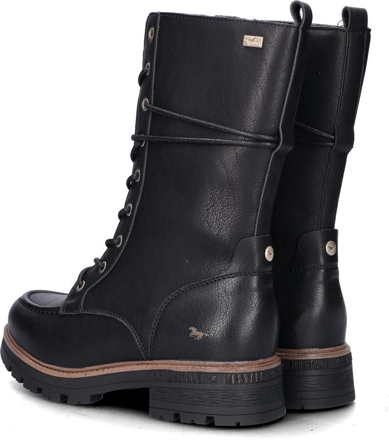 Mustang dames veterboot Zwart - Foto 4