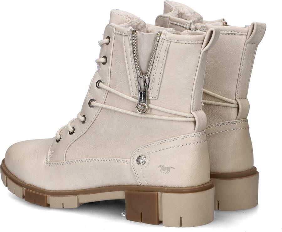 Mustang Veterschoenen Hoog Veterschoenen Hoog gebroken wit - Foto 12