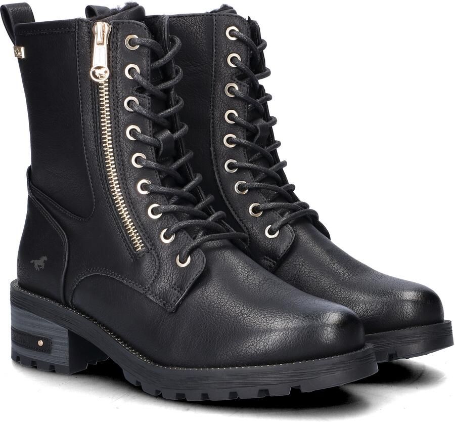 Mustang Veterboots Dames Zwart - Foto 9
