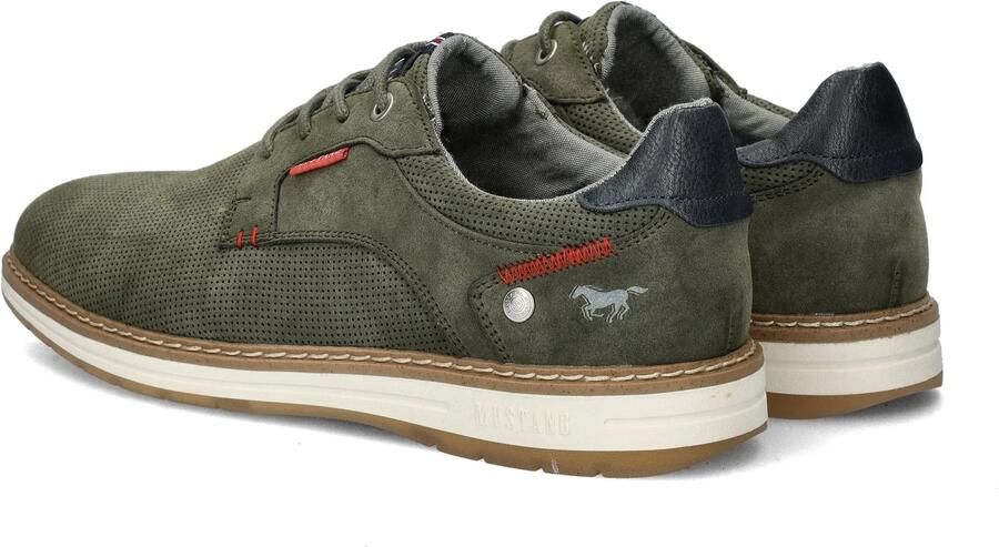 Mustang Groene Casual Sneakers met Gewatteerde Enkel Green Heren - Foto 5